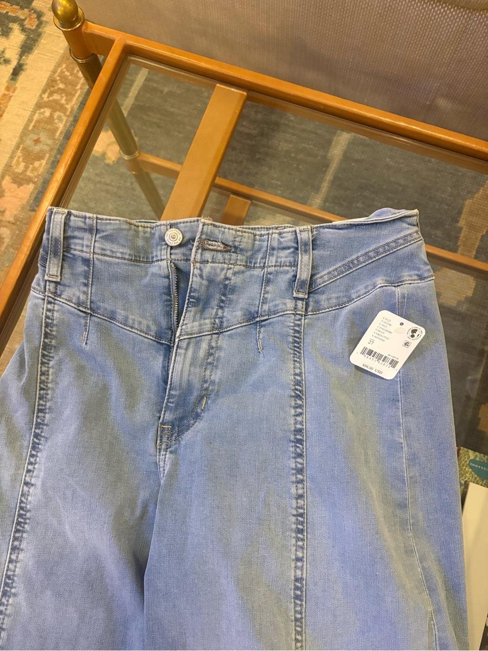 We The Free Light Blue Wide Leg Jeans - Picture 2 of 3